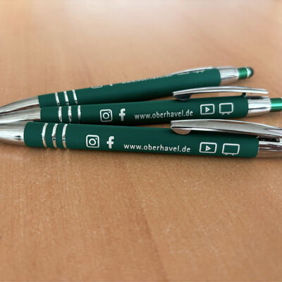 Kugelschreiber dunkelgr&uuml;n (1,50 Euro)