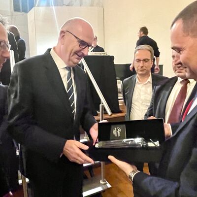 08.11.2024 - Besuch der Partnerlandkreise anl&auml;sslich 35 Jahre Mauerfall