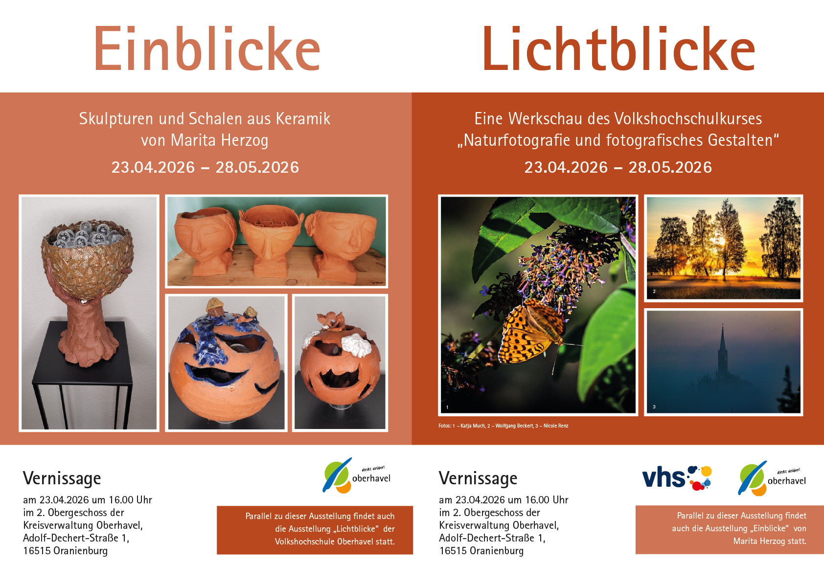 Ausstellungen Einblicke und Lichtblicke I &copy; Landkreis Oberhavel/Maren Fuhrmann 