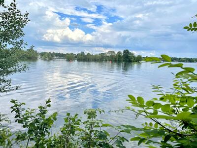 Blick auf den Nieder Neuendorfer See in Hennigsdorf